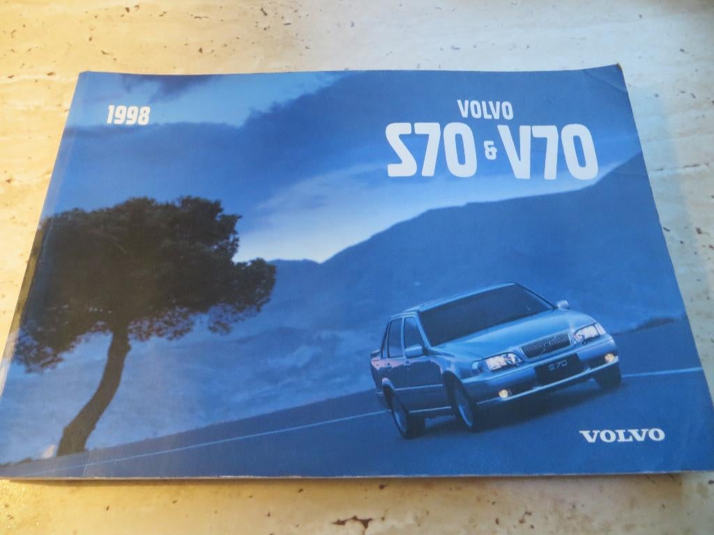Instructieboek Volvo S70, Volvo V70 1997 - 1998 incl. audio, Ophalen of Verzenden