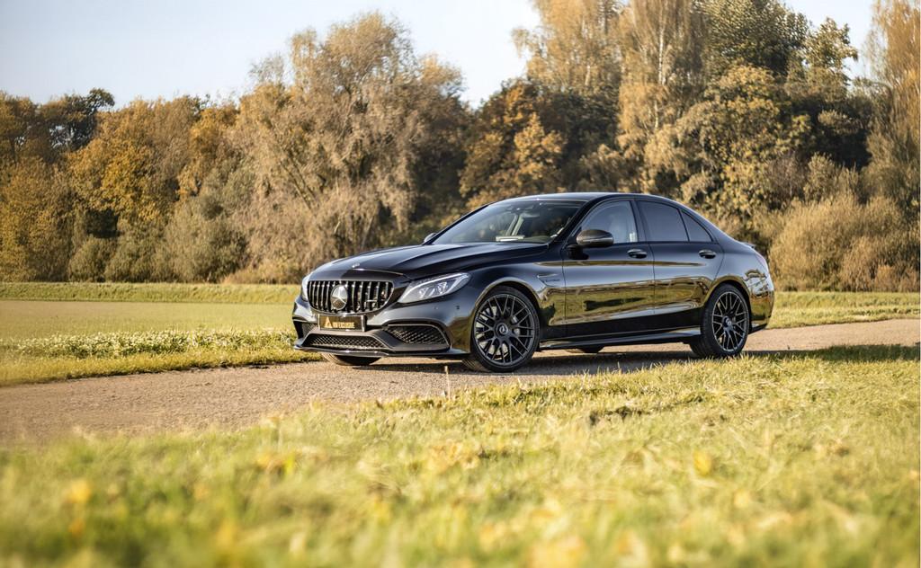 Mercedes-Benz C-Klasse AMG 63 | Pano | Ambient | Burmester |, Auto's, Automaat, Achterwielaandrijving, Gebruikt, Adaptive Cruise Control