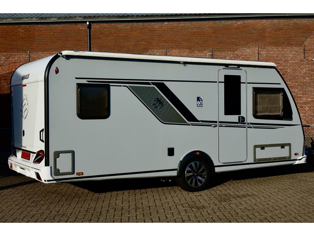 Knaus Sudwind 60Years 500 UF 2022 Luifel Mover Pano ALKO-ATC, Rondzit, Dwarsbed, 5 tot 6 meter, Knaus