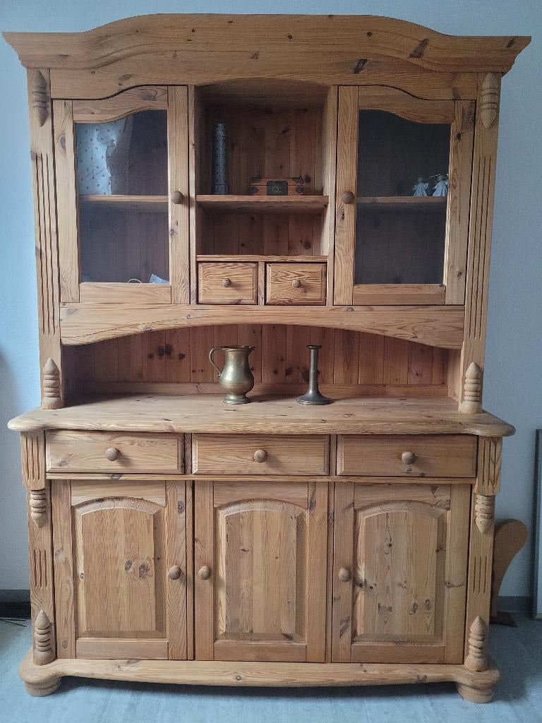 Buffetkast vintage, Huis en Inrichting, Kasten | Buffetkasten, Ophalen, Gebruikt, 200 cm of meer, Grenenhout