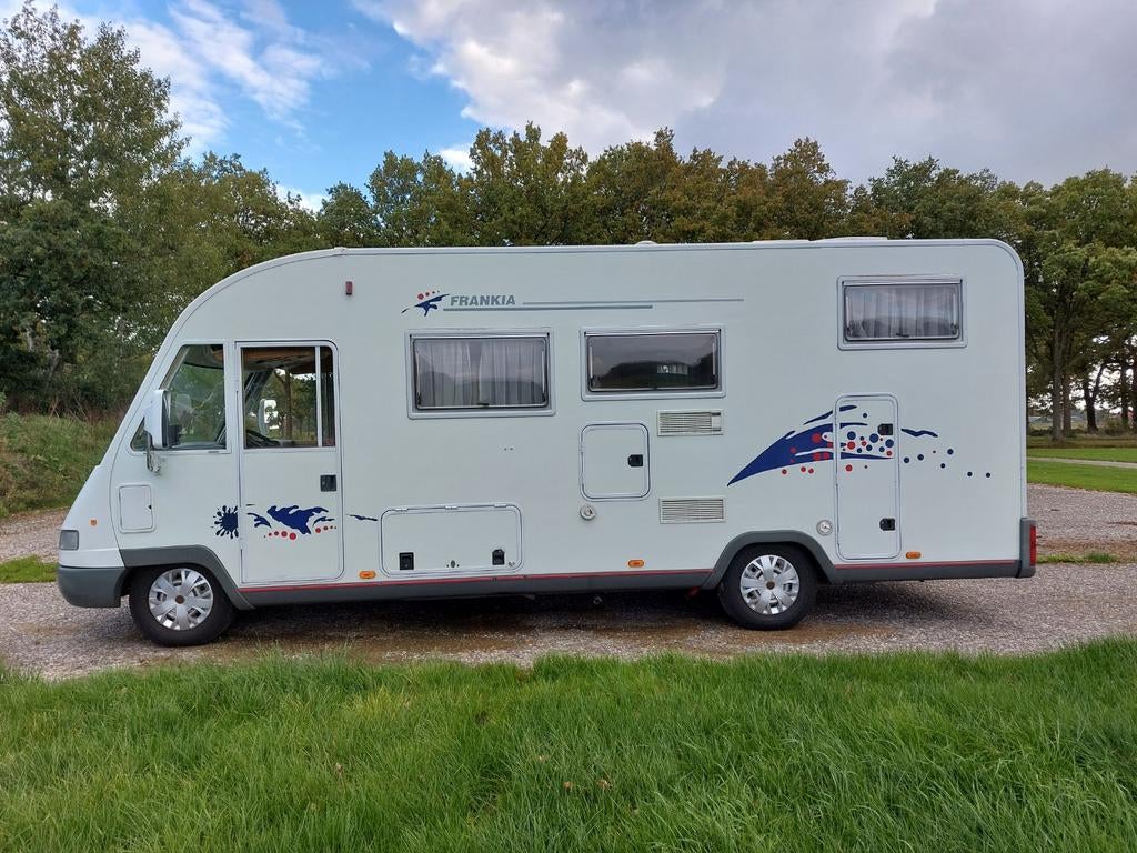 Frankia i700. In zeer goede staat., Caravans en Kamperen, Campers, Ringverwarming, Fiat, Airbags, 7 tot 8 meter