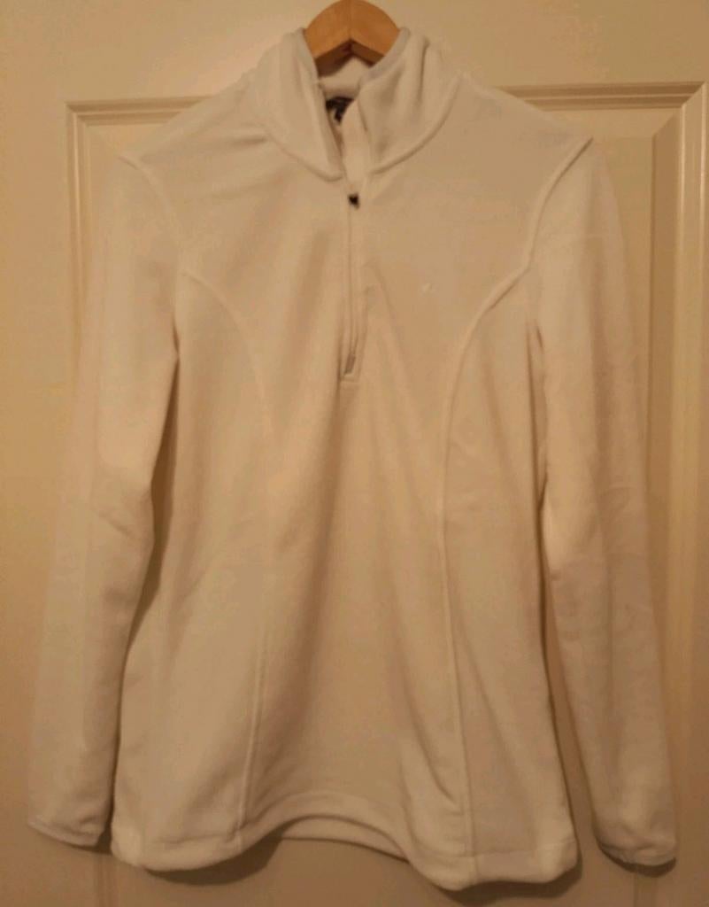 Human Nature fleece vest trui met rits, Maat 38/40 (M), Wit, Nieuw, Ophalen of Verzenden