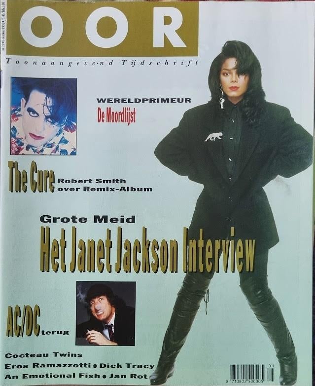 OOR 20-1990 Janet Jackson The Cure Jan Rot Hallo Venray, Ophalen of Verzenden, Zo goed als nieuw, Muziek, Film of Tv