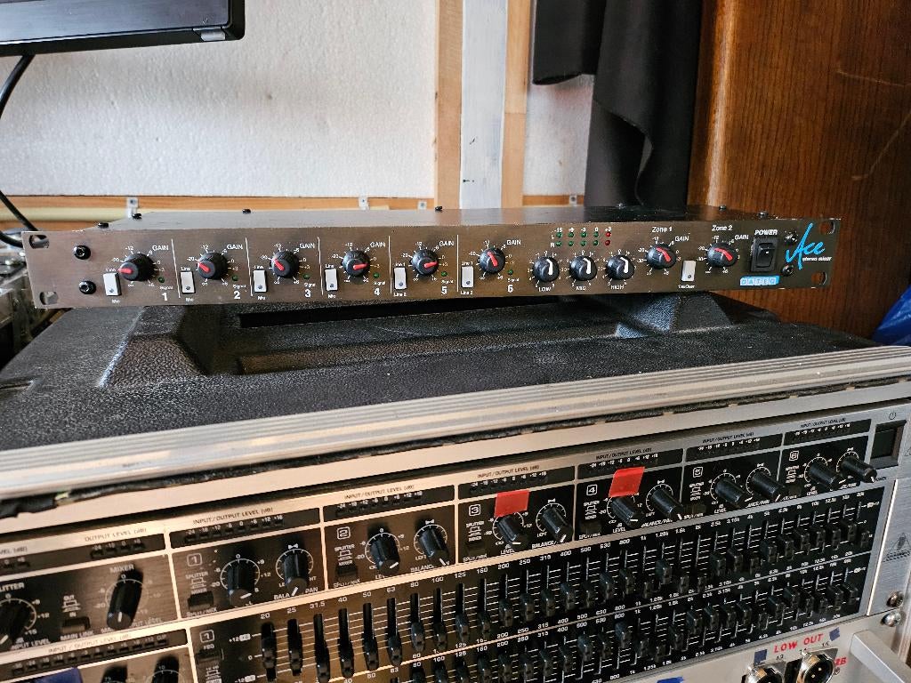 Dateq Ace Rack mixer, Ophalen of Verzenden, Zo goed als nieuw, 5 tot 10 kanalen, Microfooningang