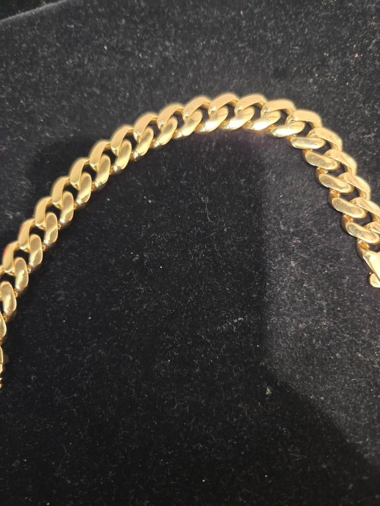 14 k gouden cuban armband 31,8 gram, Ophalen of Verzenden, Nieuw, Goud, Goud