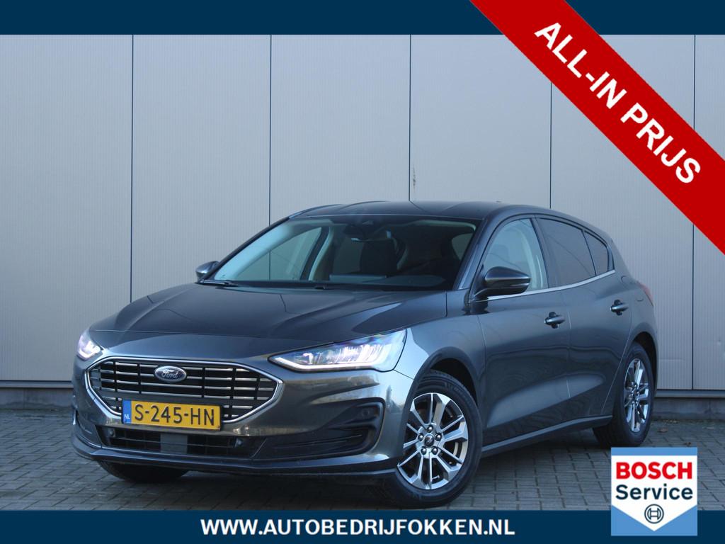 Ford Focus 1.0 EcoBoost Hybrid Titanium | GROOT SCHERM | Nav, Gebruikt, Lane Keeping Assist, Origineel Nederlands, Bedrijf