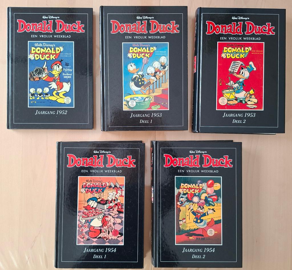Donald Duck jaargang 1952, 1953 en 1954, Boeken, Stripboeken, Walt Disney, Meerdere stripboeken, Ophalen, Gelezen