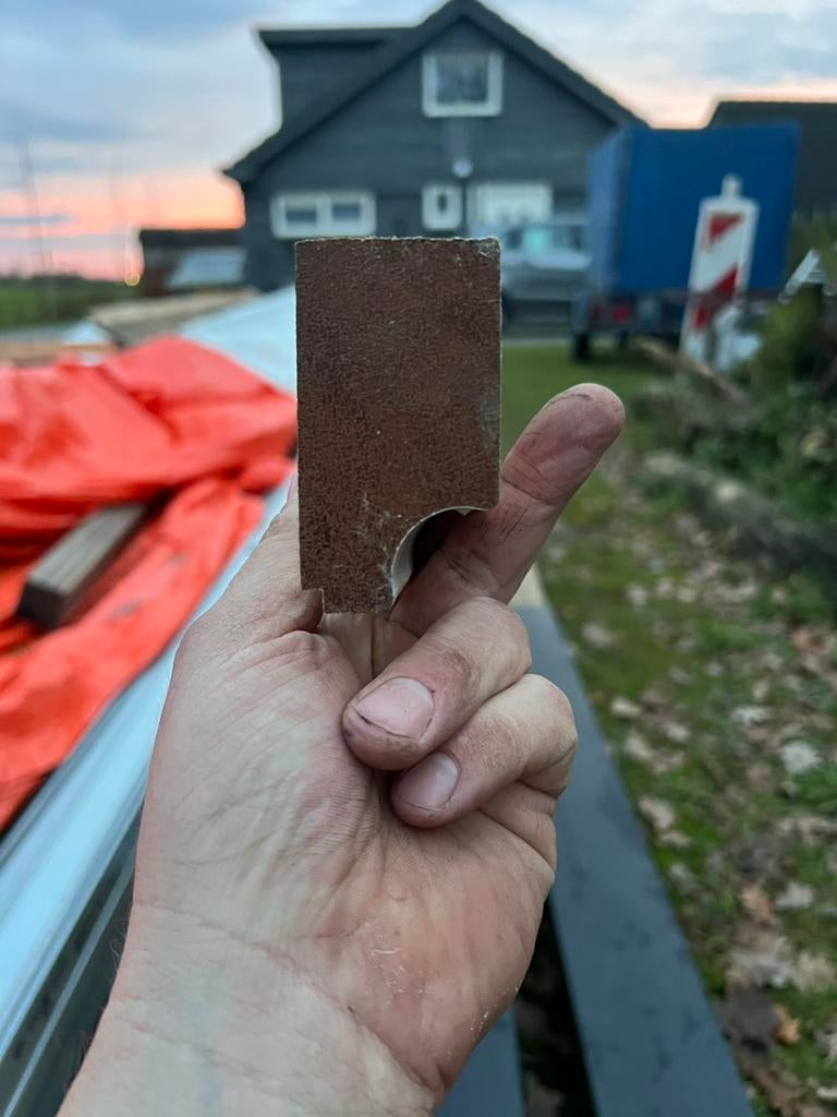 61 m1 Meranti wit gegronde goot/kraallatten 40x70mm, Doe-het-zelf en Verbouw, Hout en Planken, Ophalen of Verzenden, 50 mm of meer