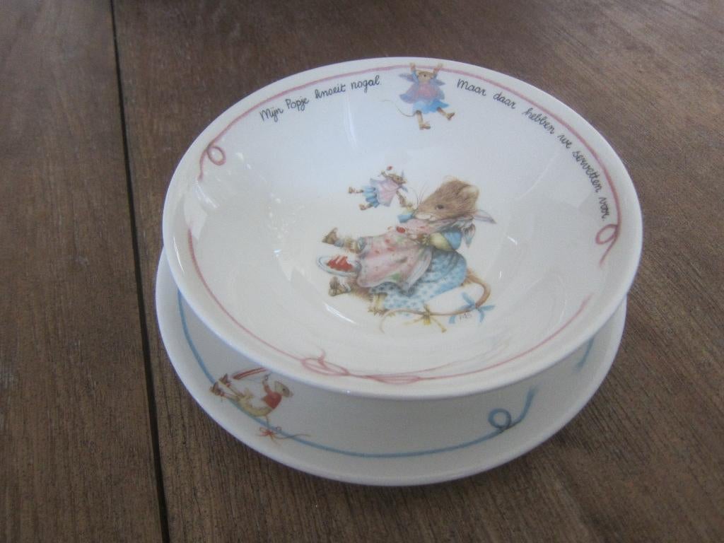 kinder servies Vera de Muis  LIBELLE  Marjolein Bastin, Ophalen of Verzenden, Zo goed als nieuw, Bord(en), Overige stijlen