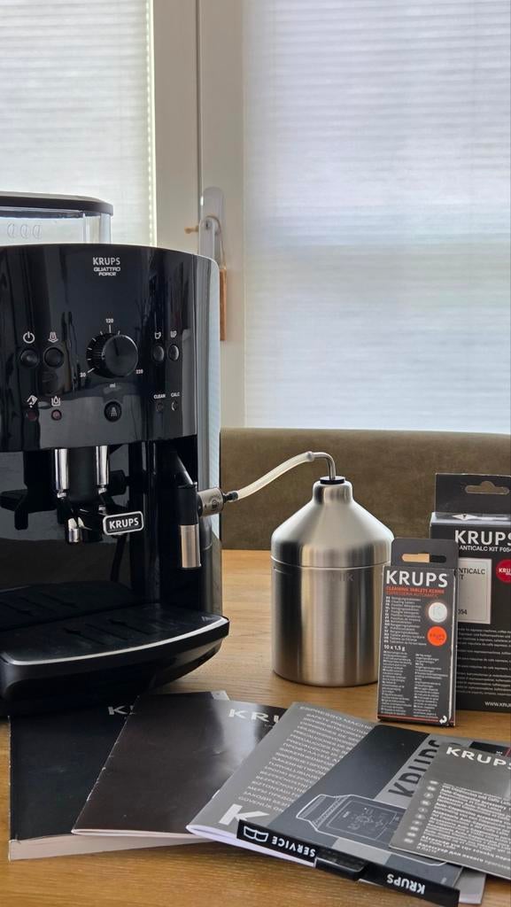Krups EA81 bonenmachine | melkopschuimer XS6000| cappuccino, Ophalen of Verzenden