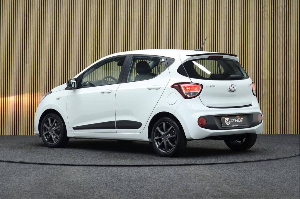 Hyundai i10 1.0i Comfort | Cruise-control | Apple Carplay &, Stof, Gebruikt, Met garantie (alle), 4 stoelen