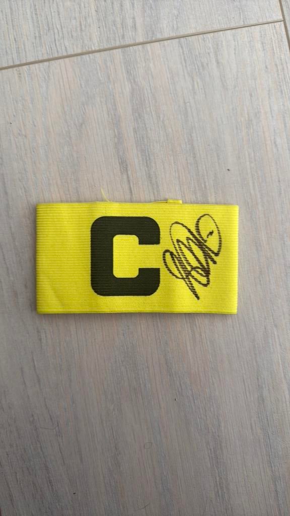 Gesigneerde aanvoedersband Lasse Schöne, Ophalen of Verzenden