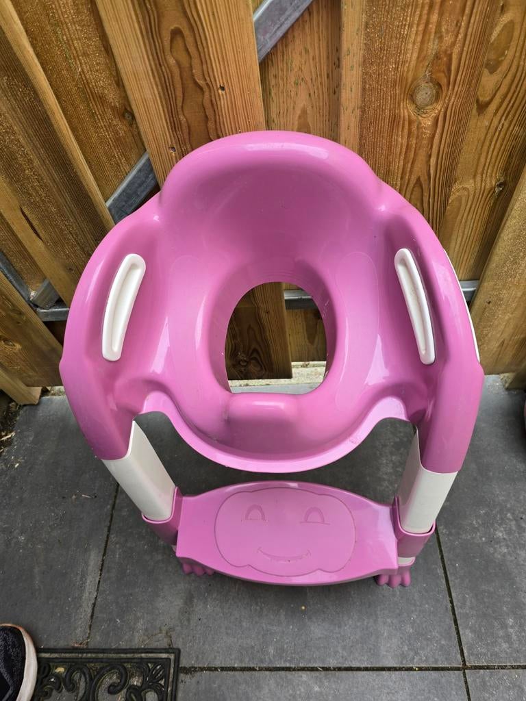 Roze potje/toiletverkleiner voor kinderen, Ophalen