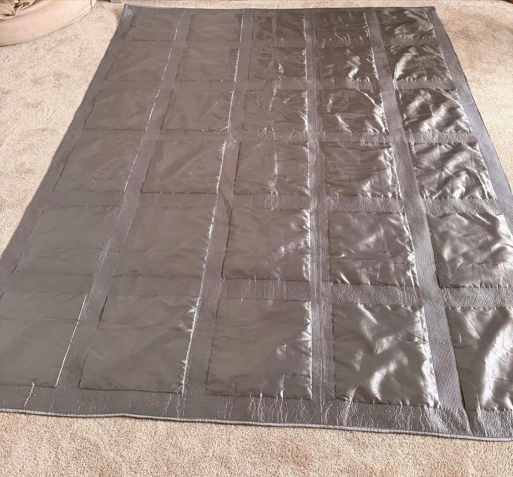 Damai Montana Sprei Antraciet - Nieuwstaat, Overige maten, Nieuw, Ophalen of Verzenden, Deken of Dekbed