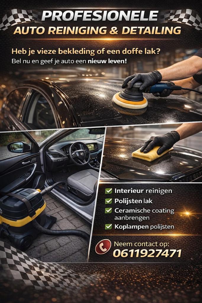 PROFESSIONELE AUTOREINIGING&DETAILING &UITDEUKEN ZON SPUITEN, Diensten en Vakmensen, Auto en Motor | Poetsers en Wassers, Krasverwijdering