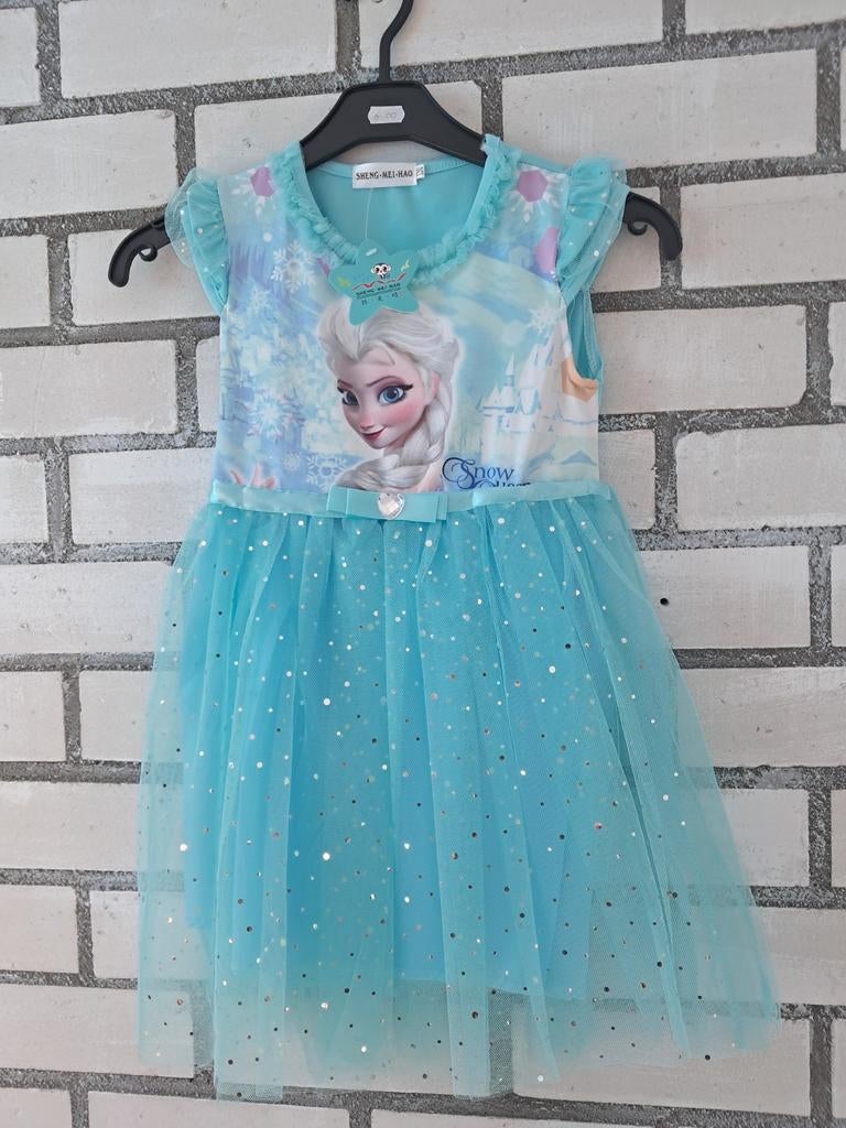 Frozen jurk 128, Ophalen of Verzenden, Nieuw, 122 t/m 128, Meisje