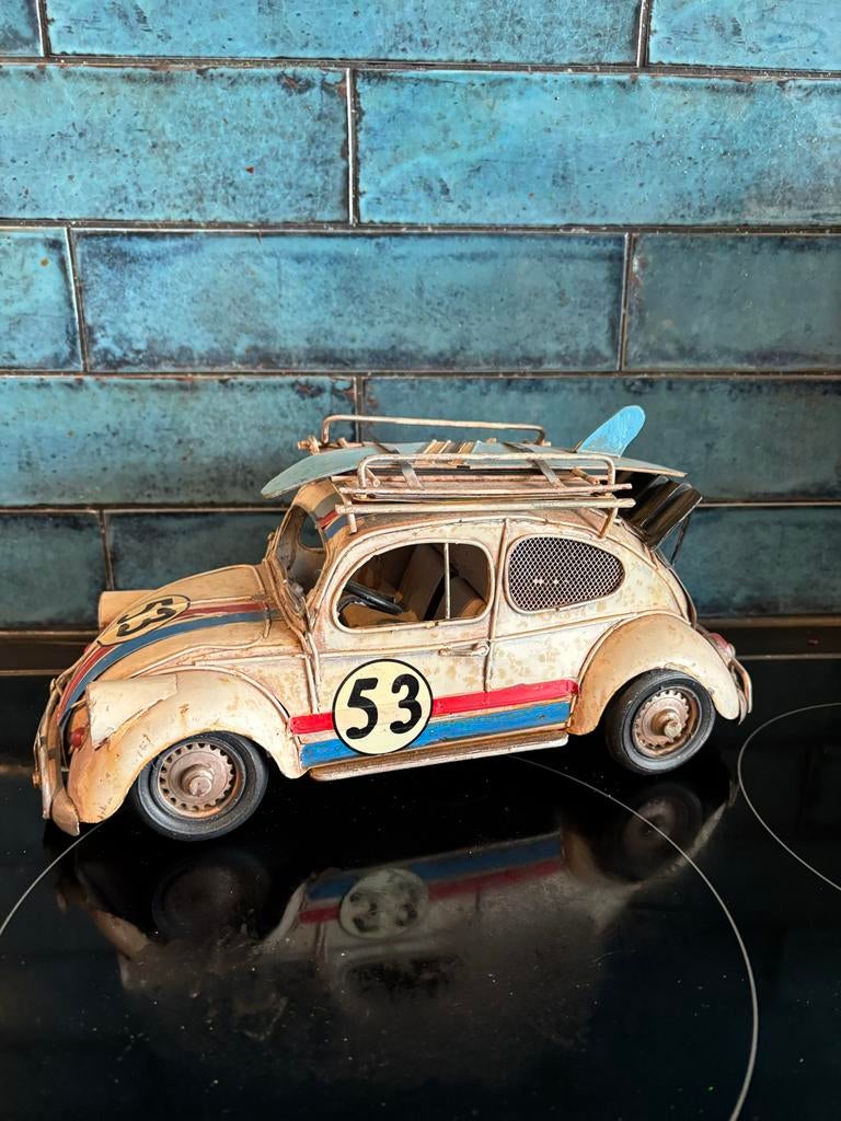 Derbie auto met spaarpot en fotomogelijkheid - Leuk voor fun, Ophalen of Verzenden, Zo goed als nieuw