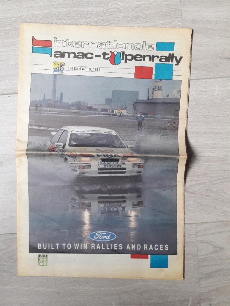 AMAC TULPENRALLY 1989, Gelezen, Algemeen, Rally sport, Ophalen of Verzenden