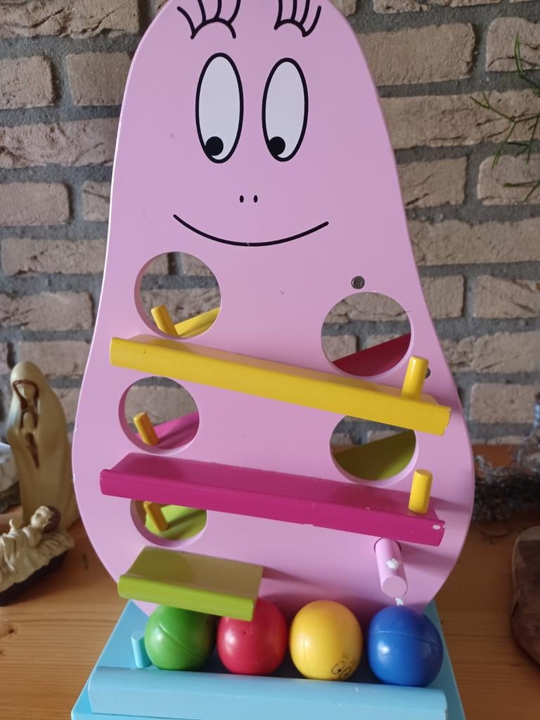 Barbapapa Knikkerbaan - Houten Speelgoed, Ophalen of Verzenden