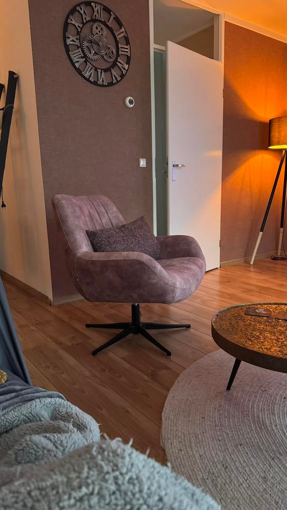 Fauteuil, Huis en Inrichting, Fauteuils, 75 tot 100 cm, Ophalen of Verzenden, Zo goed als nieuw, Stof