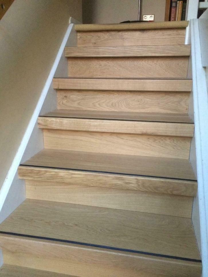 Trap - Eiken traprenovatie - traptreden - GROTE VOORRAAD!, Niet ingevuld, Trap, Niet ingevuld, Nieuw