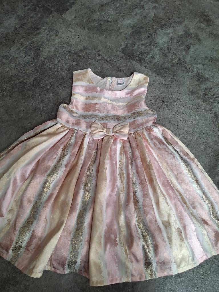 Prachtig feestjurk van LC Waikiki mt 98! roze/goudkleurig, Kinderen en Baby's, Kinderkleding | Maat 98, LC Waikiki, Meisje, Ophalen of Verzenden