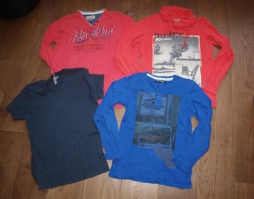 4 Heren Shirts (S), Petrol Industries, Blauw, Ophalen of Verzenden, Gedragen