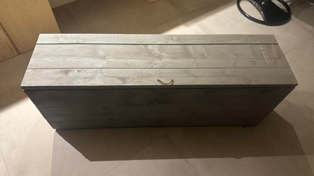 Speelgoed- en/of opbergkist steigerhout, Ophalen, Minder dan 50 cm, 100 tot 150 cm, 50 tot 75 cm