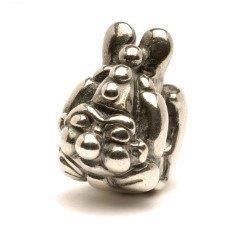 Trollbeads Clown Kraal TAGBE-40051, Gebruikt, Ophalen of Verzenden, Trollbeads, 1 bedel