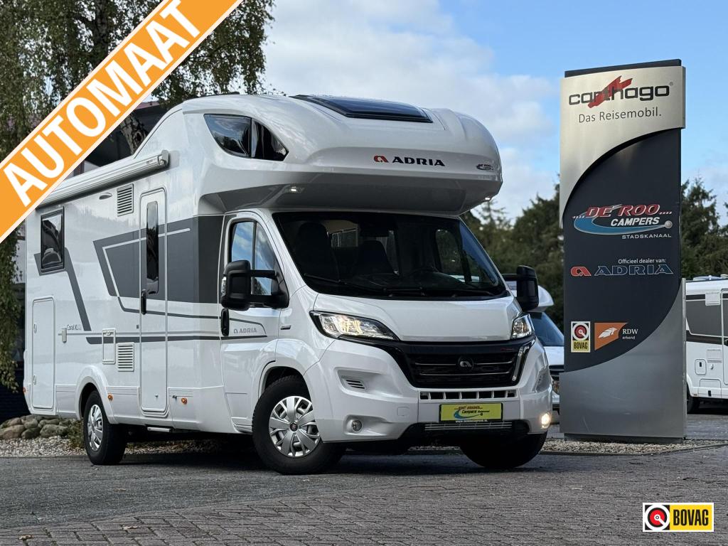Adria Coral XL Plus 670 SL - FAMILIECAMPER|AUTOMAAT 9 traps, Caravans en Kamperen, Campers, Automaat, Standaard zit, Alkoof, Bedrijf