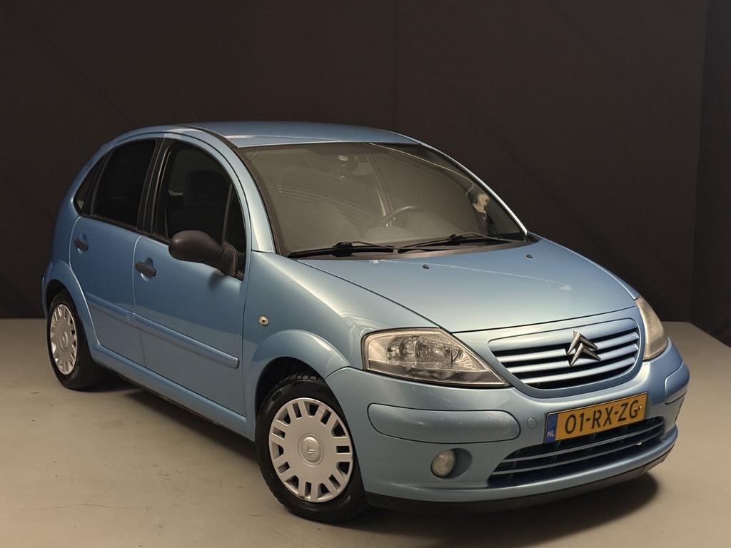 Citroën C3 1.4i Attraction *AC* (bj 2005), Voorwielaandrijving, Blauw, Origineel Nederlands, Bedrijf