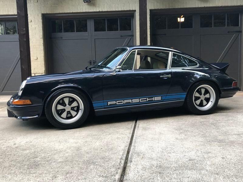 Porsche logo striping sticker, Ophalen of Verzenden