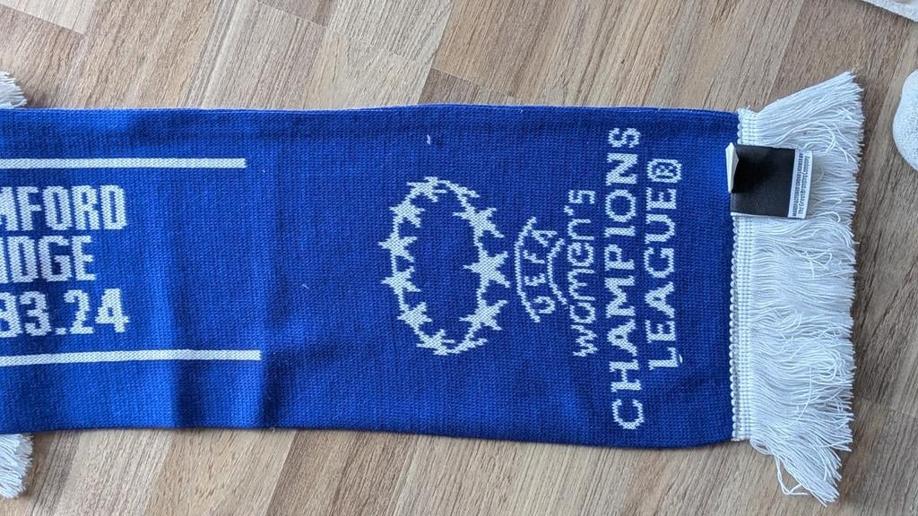 Chelsea FC Women's Champions League Sjaal, Ophalen of Verzenden, Nieuw, Buitenlandse clubs, Vaantje of Sjaal