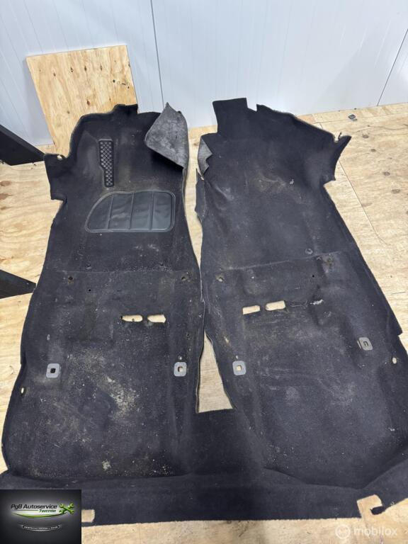 Saab 9-3 cabrio Aero 1998-2003 Vloertapijt origineel zwart, Gebruikt, Ophalen of Verzenden, Saab, Saab