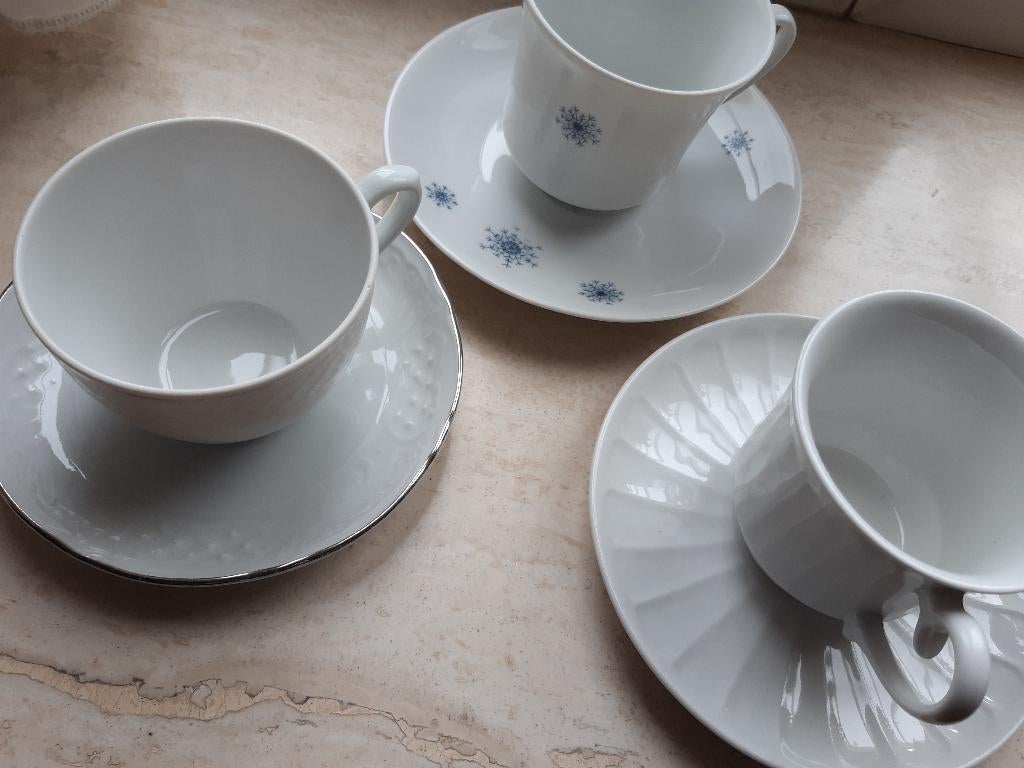 vintage theekopjes, Ophalen