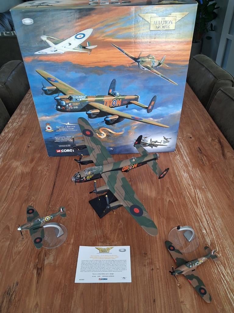 Battle of Britain Memorial Flight CORGI 1:72, Ophalen, Amerika