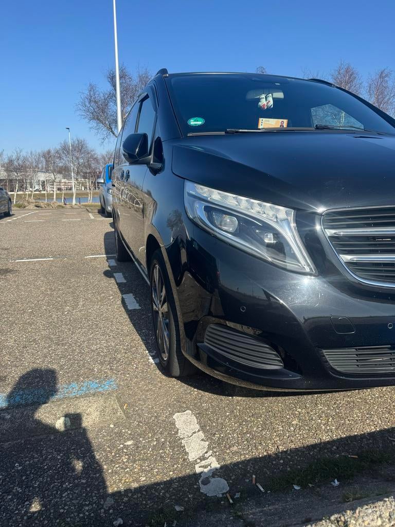 Mercedes-Benz V-Klasse 2.2 CDI V250 Extra Lang AUT 2018, Auto's, Automaat, Achterwielaandrijving, 2000 kg, Zwart