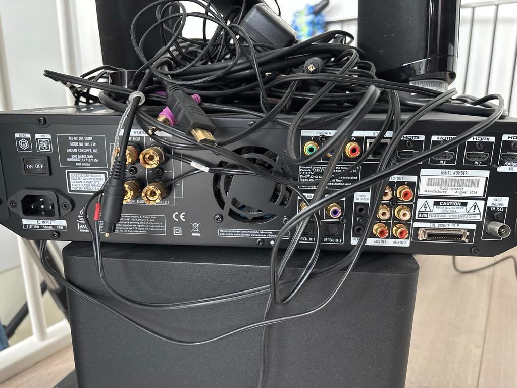 Harman/kardon BDS 270 Home Cinema Set, Audio, Tv en Foto, Home Cinema-sets, Overige merken, 2.1-systeem, Blu-ray-speler, 70 watt of meer