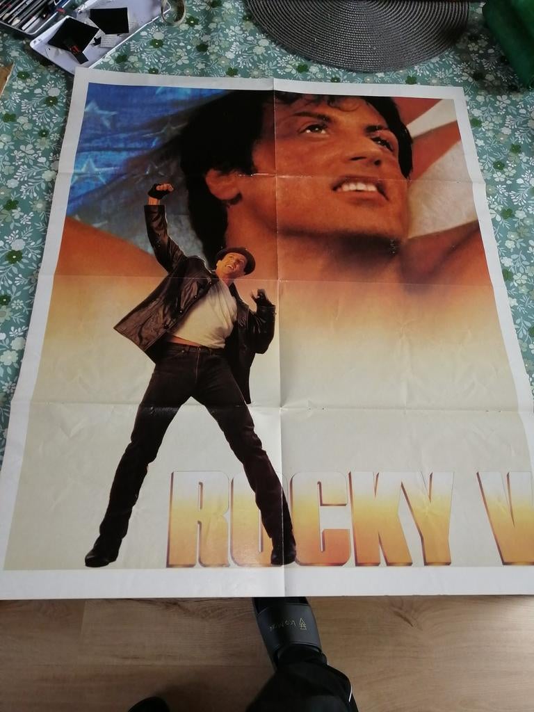Poster - Rocky V, Verzamelen, Posters, Ophalen of Verzenden, A1 t/m A3, Film en Tv