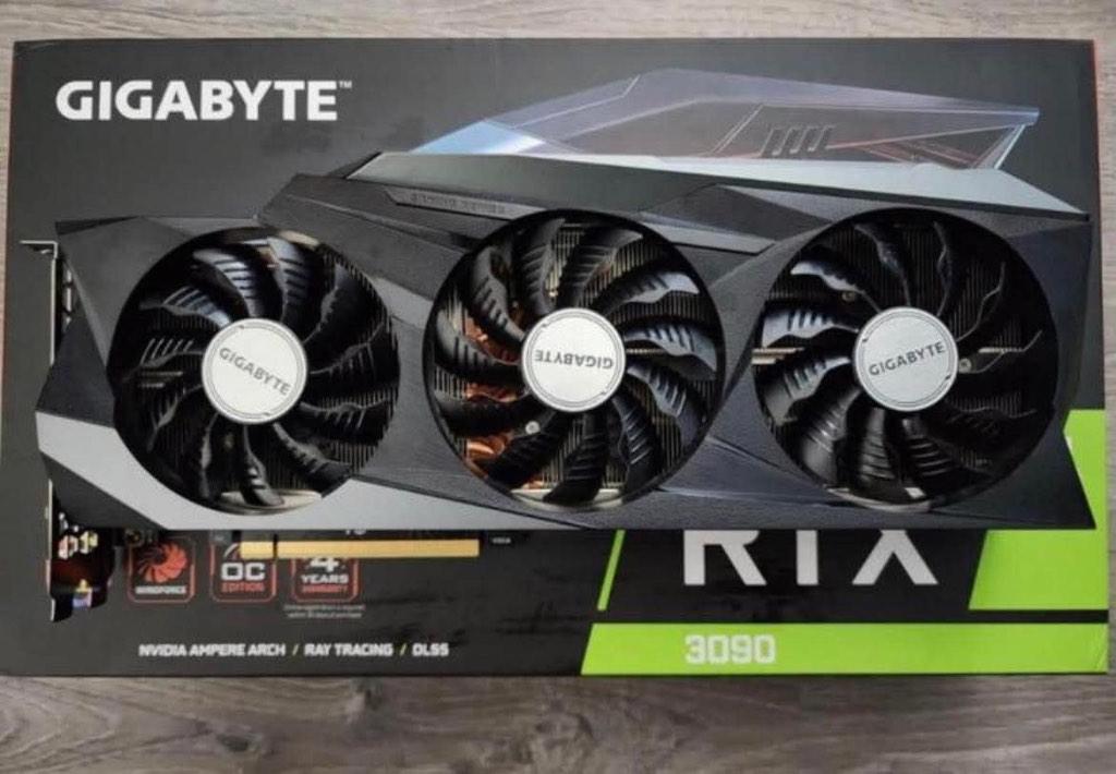 GIGABYTE  || Geforce RTX 3090Nieuw en niet gebruikt., Computers en Software, Videokaarten, Ophalen of Verzenden, GDDR6, PCI-Express 4