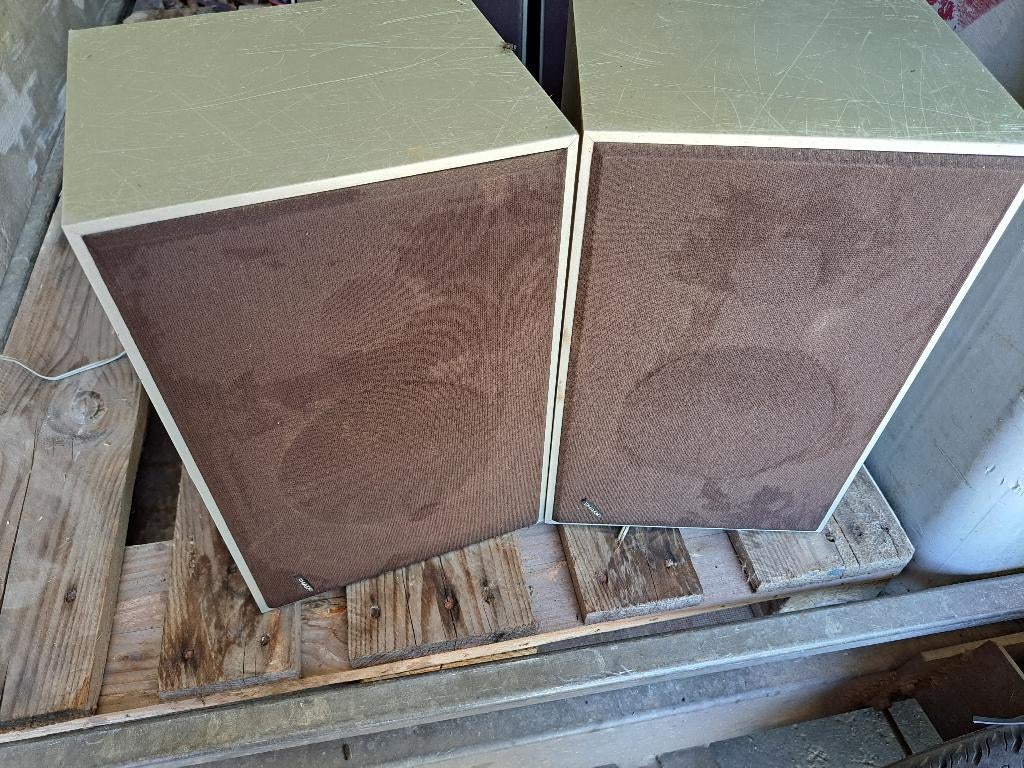 speaker setjes, Audio, Tv en Foto, Luidsprekers, Gebruikt, Minder dan 60 watt, Front, Rear of Stereo speakers, Ophalen