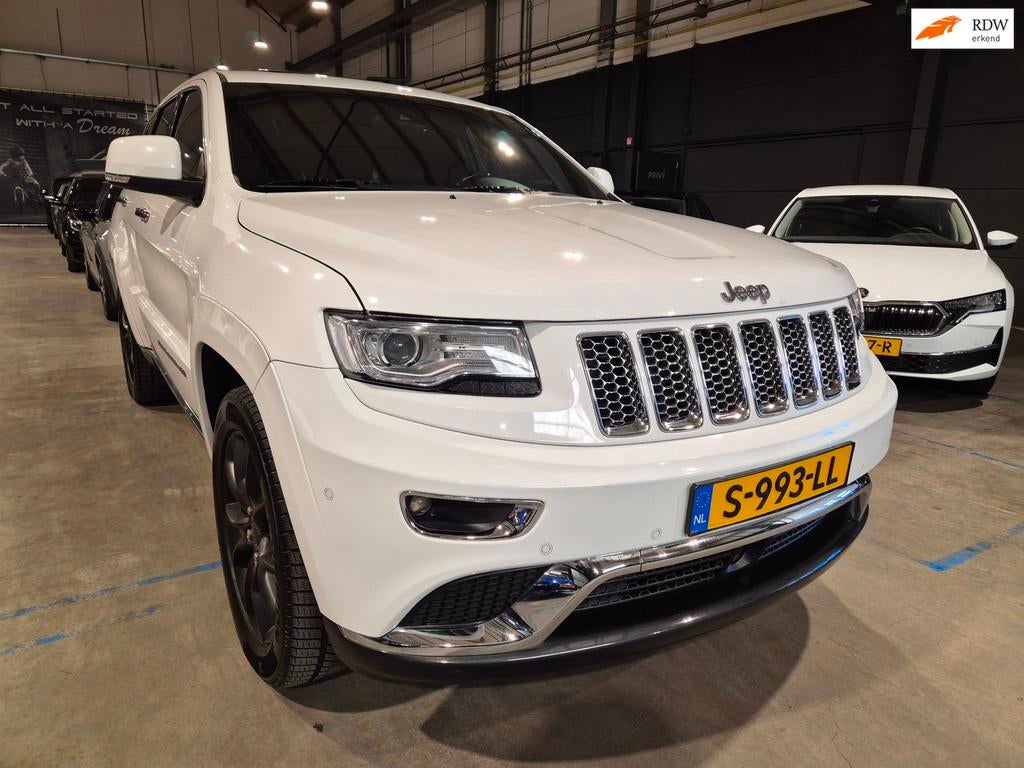 Jeep Grand Cherokee 3.0 CRD Summit - Panoramadak - Stoelverw, Gebruikt, Leder, Bedrijf, Diesel