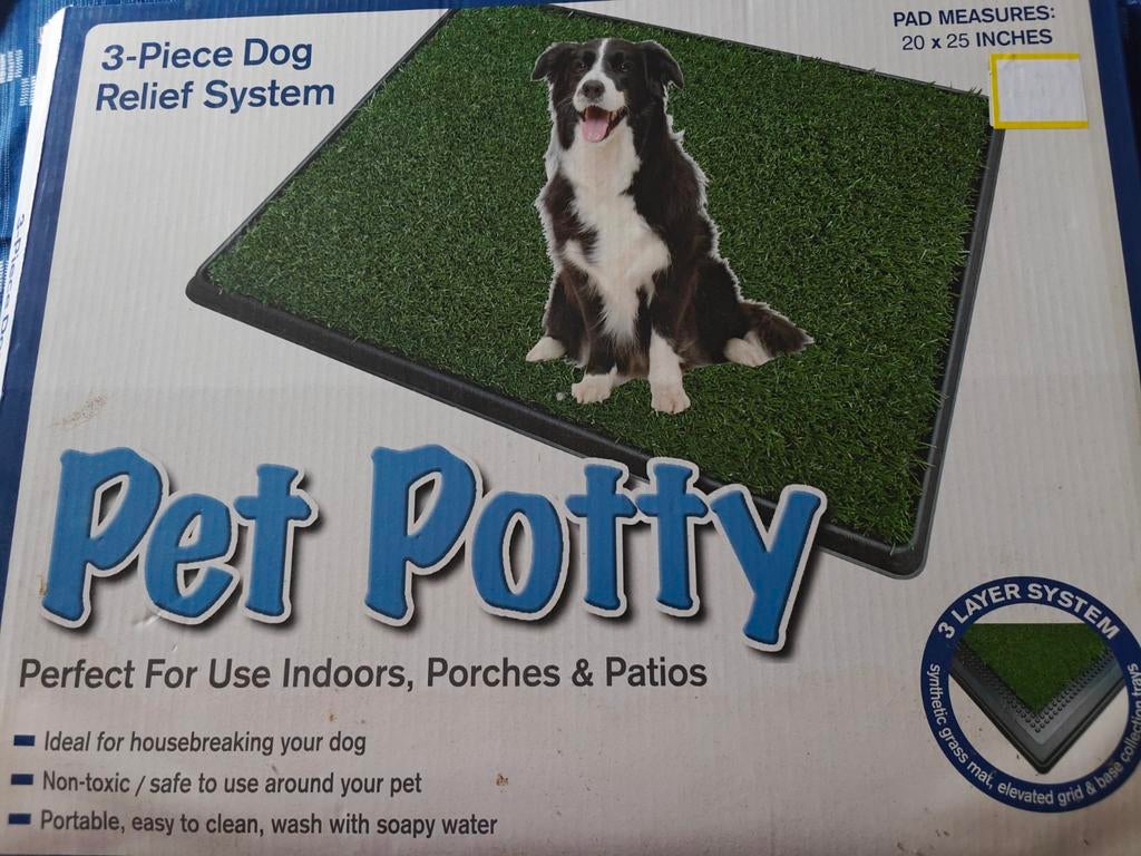 Pet Potty voor zindelijkheidstraining hond of nood., Dieren en Toebehoren, Ophalen, Nieuw