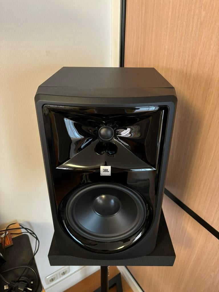2x JBL 308P MKII + stands, Ophalen, Gebruikt, JBL, Overige typen