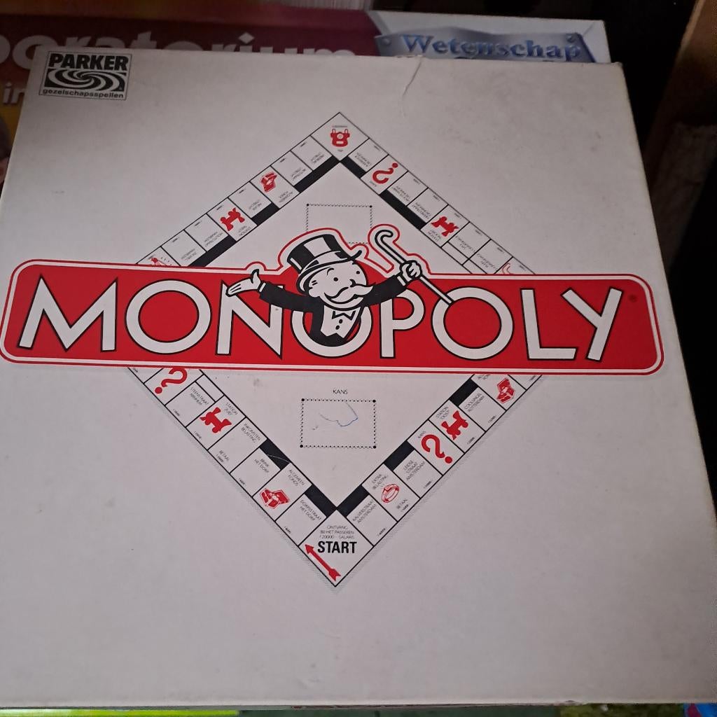 Monopoly, Vijf spelers of meer, Ophalen of Verzenden, Gebruikt, Parker