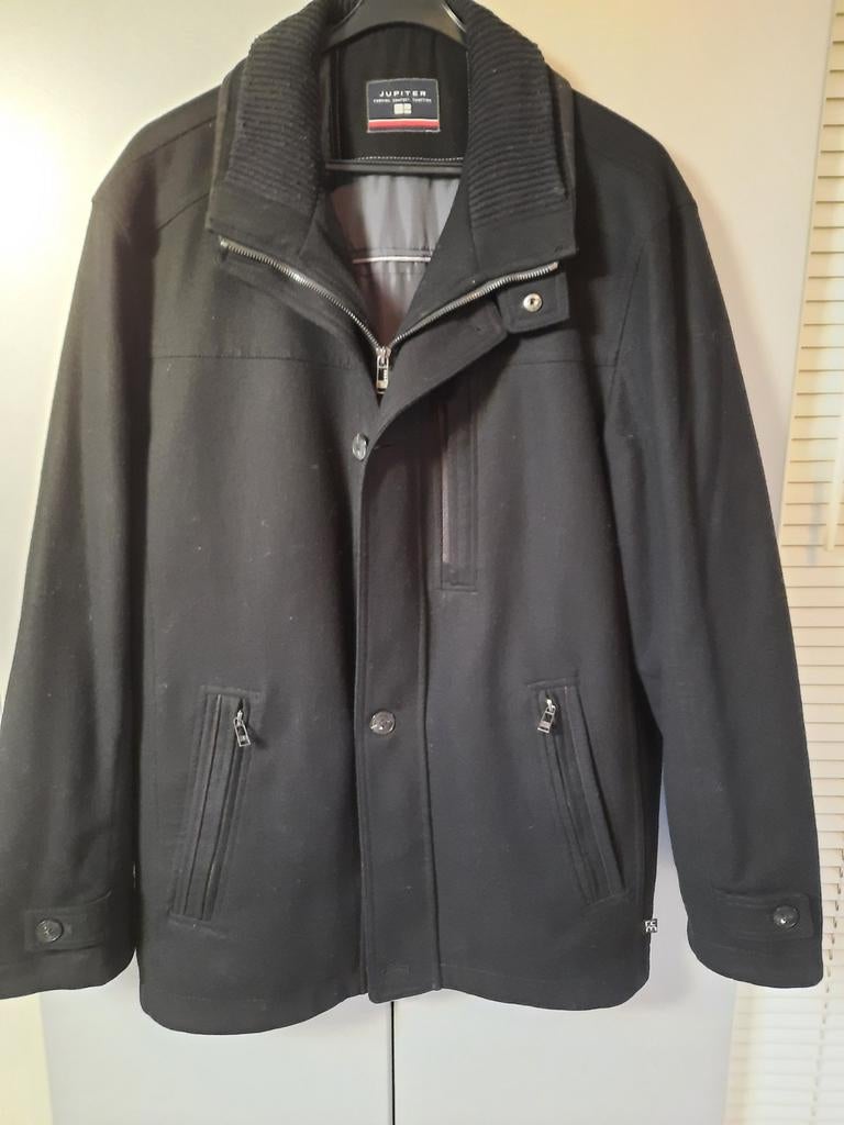 Mooie z.g.n Heren coat, Kleding | Heren, Jassen | Winter, Ophalen, Zo goed als nieuw, Maat 52/54 (L), Zwart