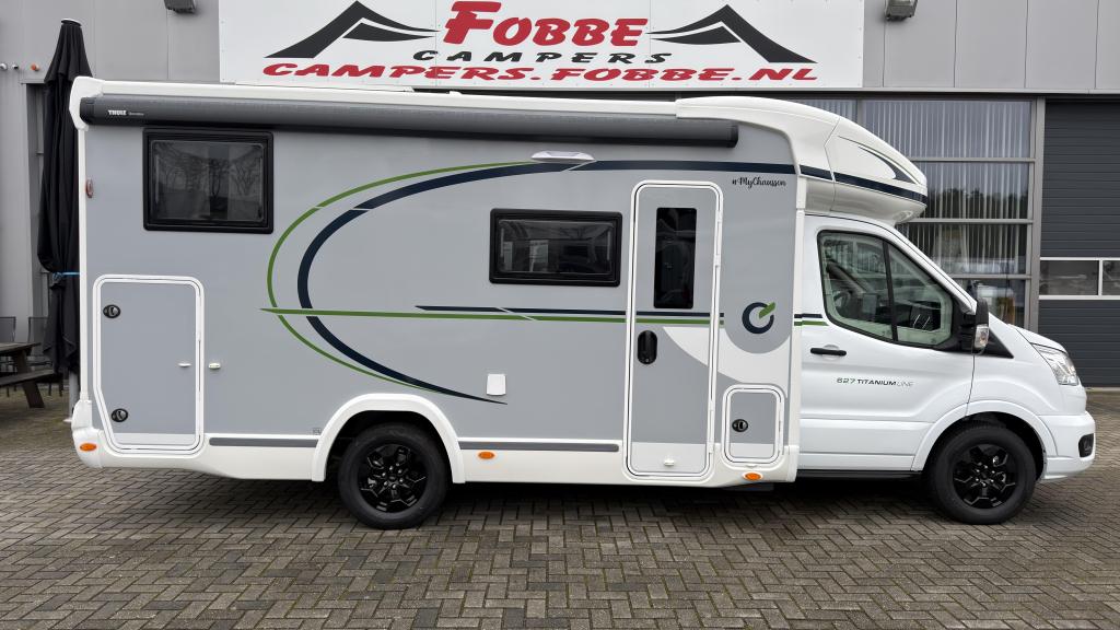 NIEUW 2026 Chausson Titanium Line 627 165PK AUTOMAAT 5 pers, Automaat, Ringverwarming, Ford, Koelkast