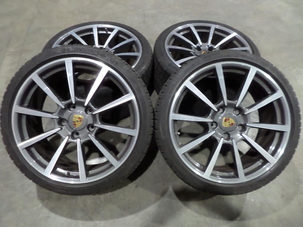 Origineel 20" Porsche 911 991.2 4 4S + Winterbanden Michelin, Auto-onderdelen, Banden en Velgen, 19 inch, Banden en Velgen, Winterbanden