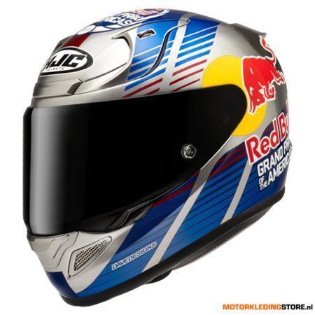 HJC RPHA 12 Red Bull Austin GP 2 Integraalhelm, Wit-Blauw, Ophalen of Verzenden, Nieuw met kaartje