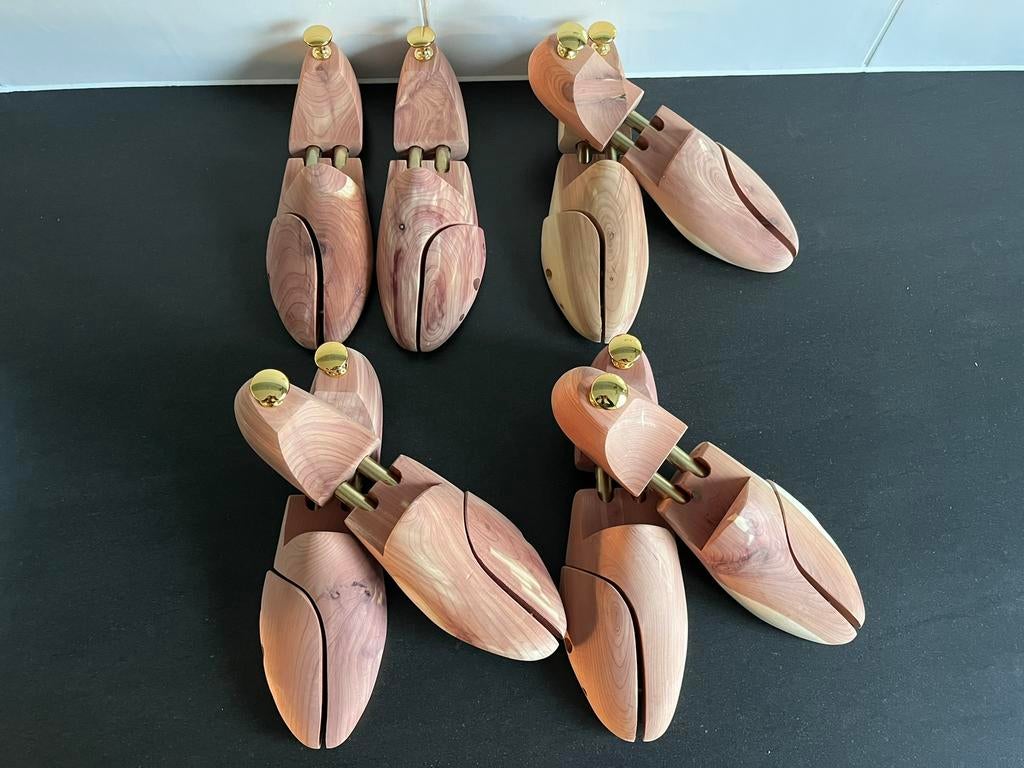 4 Paar luxe cederhouten schoenspanners maat 43 nieuw, Bruin, Cederhout, Overige typen, Ophalen of Verzenden